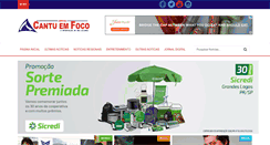 Desktop Screenshot of cantuemfoco.com.br