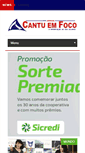 Mobile Screenshot of cantuemfoco.com.br