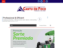 Tablet Screenshot of cantuemfoco.com.br